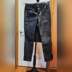 White House Black Market black coated jeans